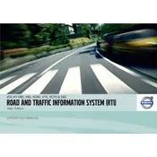 Volvo S80 Road and Traffic Information System 2012 manual cover