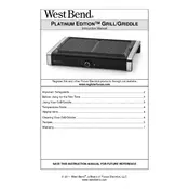 West Bend L5841 6125 Grill manual cover