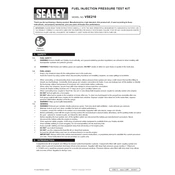 Sealey VSE210 Kit manual cover