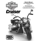 Power Wheels Mattel Harley-Davidson Cruiser M0412 Toy manual cover