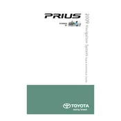 Toyota Prius Navigation System 2009 Hatchback manual cover