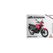 Hero Glamour 2023 Motorcycle manual cover