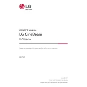 LG HF65LA HF65LA.AUS Projector manual cover