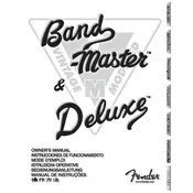 Fender Bandmaster VM Head 2220200000 120V 60Hz Amplifier manual cover