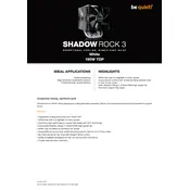 be quiet! Shadow Rock 3 White 190W TDP Cooler manual cover