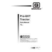 Gravely Pro-QXT 985910 2016 Tractor manual cover