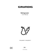 Grundig VitaminZone GKN4685V Refrigerator manual cover