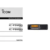 Icom IC-F5120D Transceiver manual cover