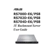 ASUS RS704D-E6-PS8 Server manual cover