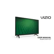 Vizio D32hn-D1 TV manual cover