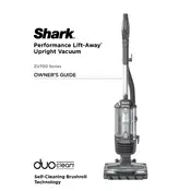 Shark Performance Lift Away ZU700 Vacuum manual cover