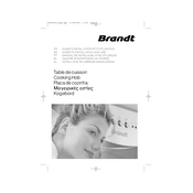 Brandt TI615BS1 Hob manual cover