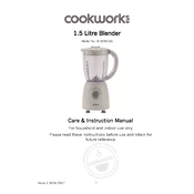 Cookworks 6876977 BL9292-GS Blender manual cover