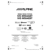 Alpine IVE-W554ABT manual cover