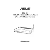 ASUS DSL-G31 Router manual cover