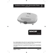 Sencor SSM 9300 Sandwich Maker manual cover