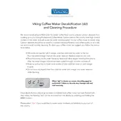 Viking VCCM12 Coffee Maker manual cover