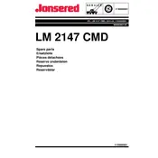 Jonsered LM 2147 CMD Lawn Mower 2015 manual cover