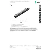 Wera Belt B 2 Zyklop In-Hex-Plus Bit Socket Set Socket manual cover