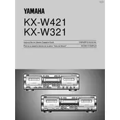 Yamaha KX-W321 Cassette Deck manual cover