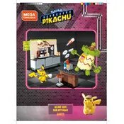 Mega Construx Mattel Detective Pikachu Hi-Hat Cafe GGK27 Construction Set manual cover