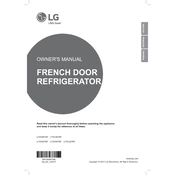 LG LFXC24726M Refrigerator manual cover