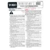 Toro Premium Rider 5 HP 56027 Mower manual cover