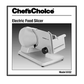 Chef's Choice 6102 Slicer manual cover