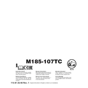 McCulloch M185-107TC manual cover