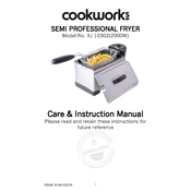 Cookworks 8813787 XJ-10302(2000W) Fryer manual cover