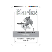 Clarke 3402075 ECSS1 Chainsaw Sharpener Instructions manual cover