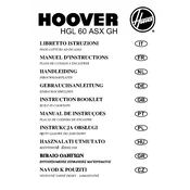 Hoover HGL 60 ASX GH manual cover