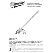 Milwaukee M18 Fuel 49-16-2717 Trimmer manual cover