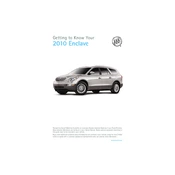 Buick Enclave 2010 manual cover