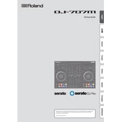 Roland Searto DJ-707M manual cover