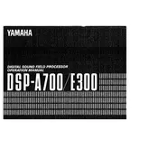 Yamaha DSP-A700 Amplifier manual cover