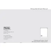 Viking FDB200 Dishwasher manual cover