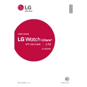 LG Watch Urbane 2nd Edition W200A Watch manual cover