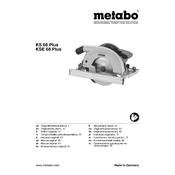 Metabo KS 66 Plus Saw manual cover