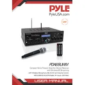 Pyle PDA8BUWM Stereo Receiver manual cover