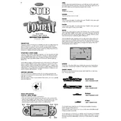 Radica Mattel Sub Combat I3008 Toy manual cover