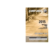 Can-Am Outlander 6x6 2015 Vehicle manual cover