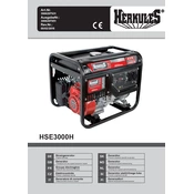 Herkules HSE3000H 3906207931 Generator manual cover