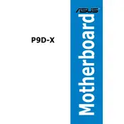 ASUS P9D-X Motherboard manual cover