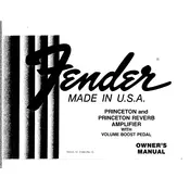 Fender Princeton Reverb Amplifier manual cover