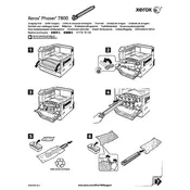 Xerox Phaser 7800 Imaging Unit Printer manual cover