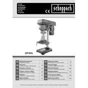 Scheppach DP16VL 5906808901 Drill manual cover