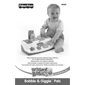 Fisher Price Mattel Brilliant Basics Bobble and Giggle Pals G8685 Toy manual cover