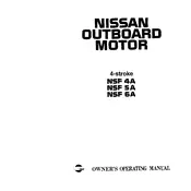 Nissan NSF4A Outboard Motor manual cover