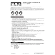 Sealey SC10.V4 Crane manual cover